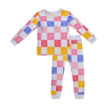 Kids Tales Dreamscape Bamboo-Blend Printed Zip Romper