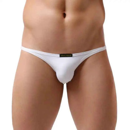 BRAVE PERSON Sexy Men's Mini Briefs Low Waist Smooth Ice Silk Nylon Underpants