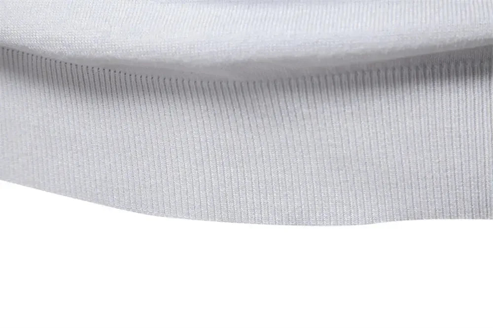 Men's Slim Fit Solid & Striped Business Casual Polo Shirts - ShopHub