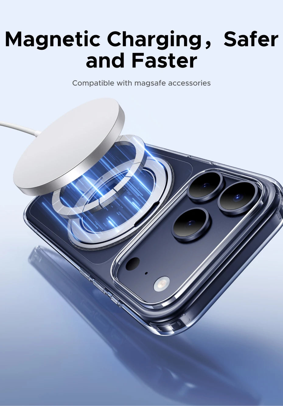 UGREEN for iPhone 17 Pro Max 360° Magnetic Stand Case Cover for iPhone 17pro for Magsafe Rotatable Magnet Kickstand Case