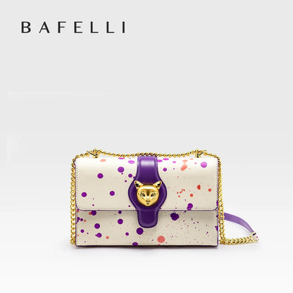 BAFELLI Genuine Leather Messenger Bag