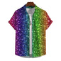 Men’s 3D Print Rainbow Shirt (10 different designs available) Habicare