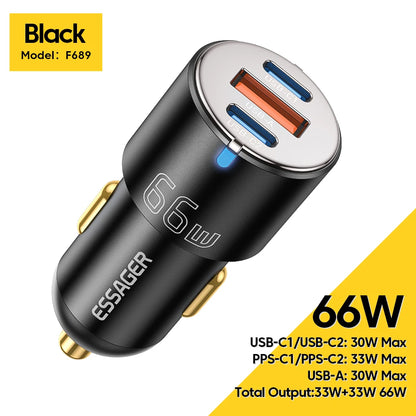 Essager 66W Fast Charging Car Charger