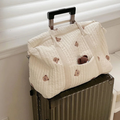 Large Mommy Bag Maternity Baby Diaper Storage Bag Large Capacity Baby Items Organizer Women Travel Bag Multi-functional Handbag
