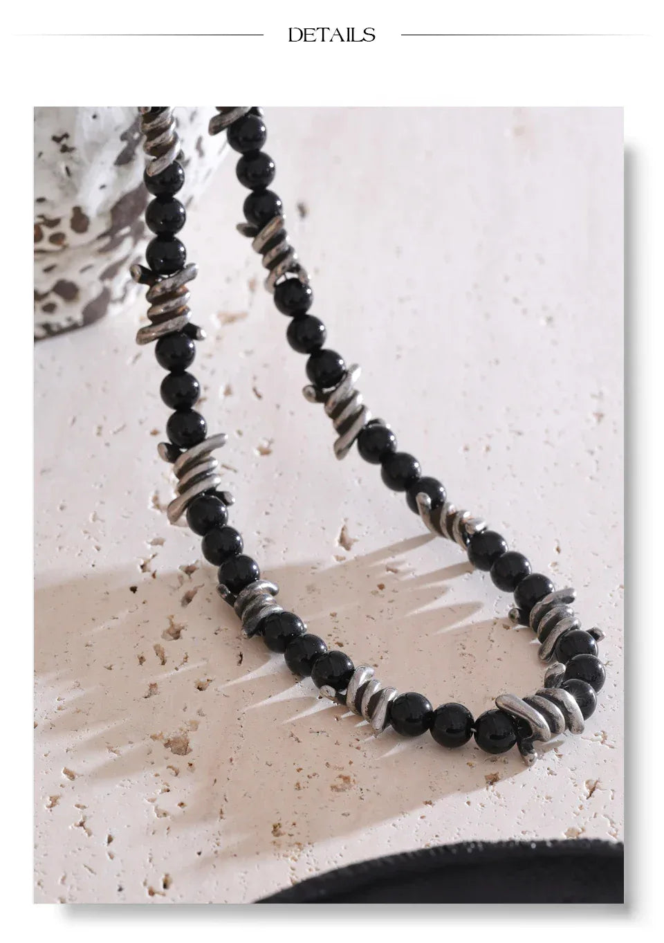 50cm Vintage Stainless Steel Chain Necklace - ShopHub