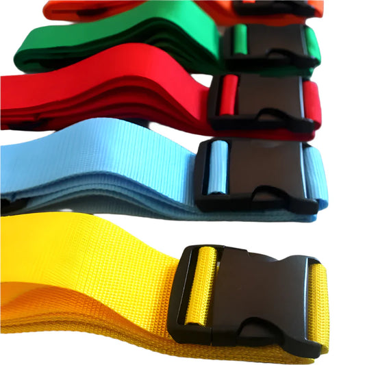 Adjustable Luggage Straps (Pack of 2, with 7 colours available) Habicare