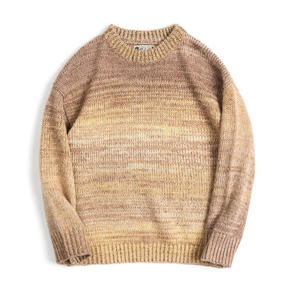 MADEN Vintage Gradient-Stripe Sweater