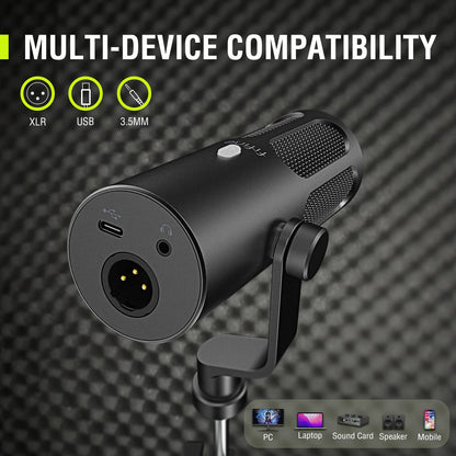 Elevate Your Sound with the High-Quality Dynamic Microphone: FIFINE Tank3 USB/XLR