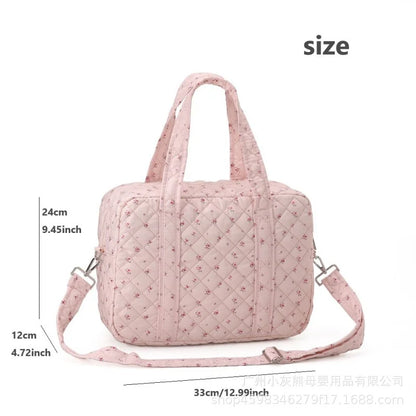 Large Capacity Floral Maternity Bag