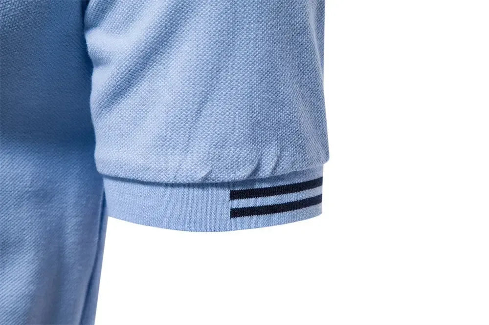 AIOPESON Men's 100% Cotton Polo Shirts - ShopHub