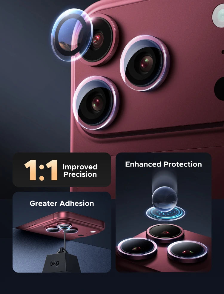 UGREEN Camera Lens Protector for iPhone 18 17 16 15 Pro Max Full Lens Glass for iPhone 18pro Protective Film