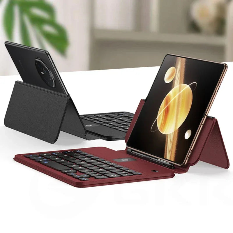 Fraternize Leather Fold Stand Keyboard Case - ShopHub