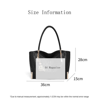 FOXER Elegant Split Leather Handbag