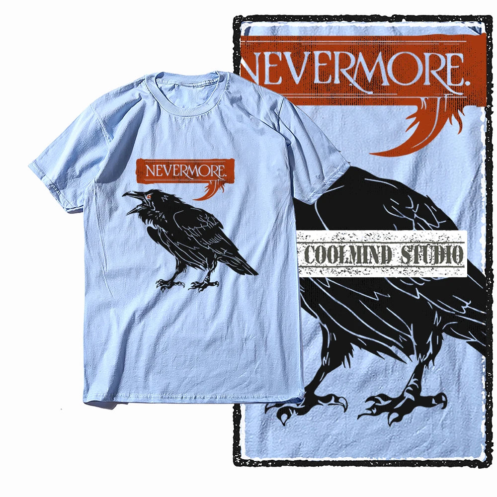 COOLMIND X0062 Dark Winged Truth Graphic Tee