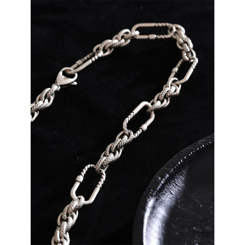 55cm Fashion Classic Stainless Steel Metal Chain Necklace - ShopHub