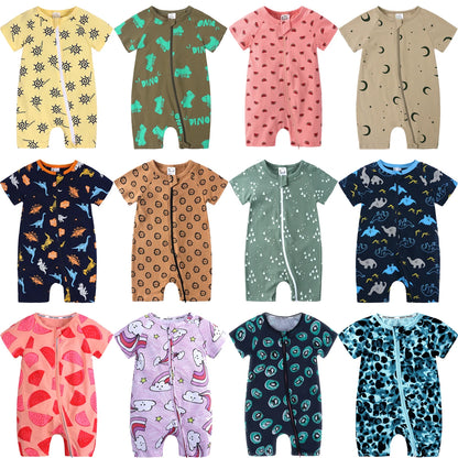 Kids Tales Sunshine Stories Cotton-Blend Printed Romper