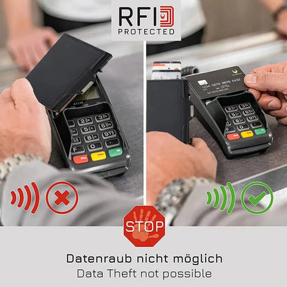 Rfid Carbon Fiber Card Holder Wallets