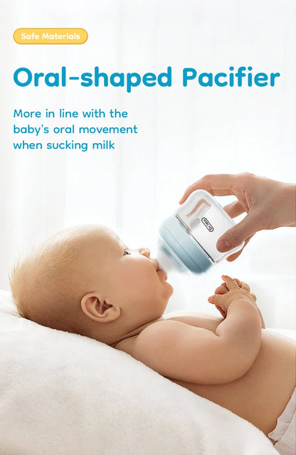 MAMIJOY Baby Glass Bottle High 80/160/240ml Borosilicate Wide-mouthed Anti-bloating Clear Scale Feeding Bottle BPA＆BPS-FREE GB61