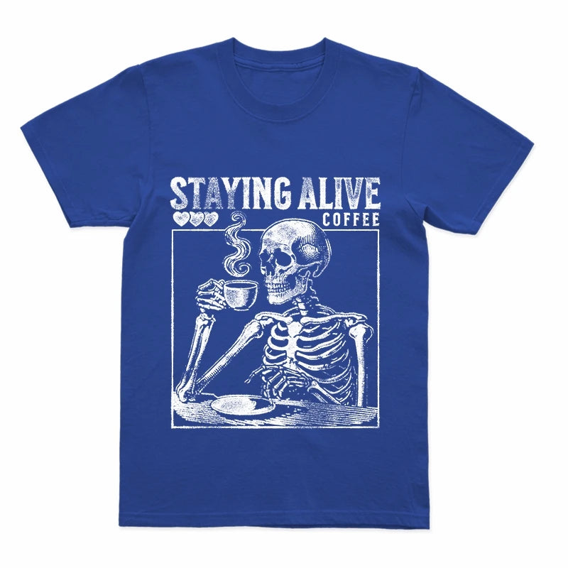 COOLMIND U0020 Skull Graphic Cotton Tee