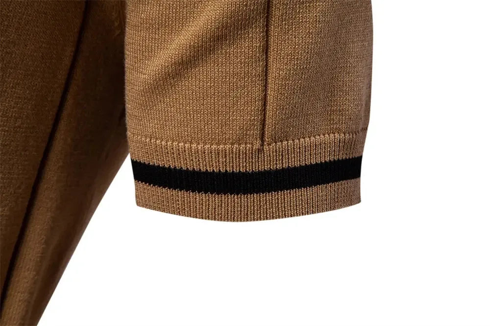 Men's Knit Cotton Polo Shirts - ShopHub