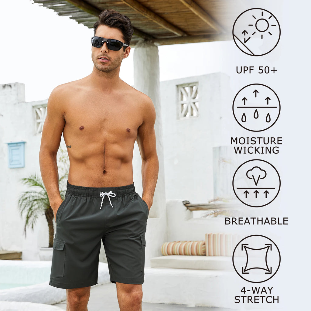 WILDBREATH Men's 9" Swim Trunks ShopHub