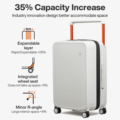 Mixi Expandable Carry-On Suitcase 20" - 24"