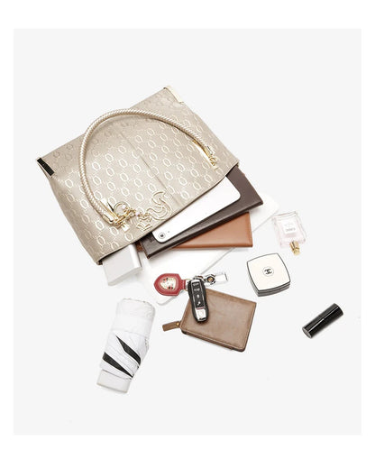 FOXER Elegant Split Leather Handbag