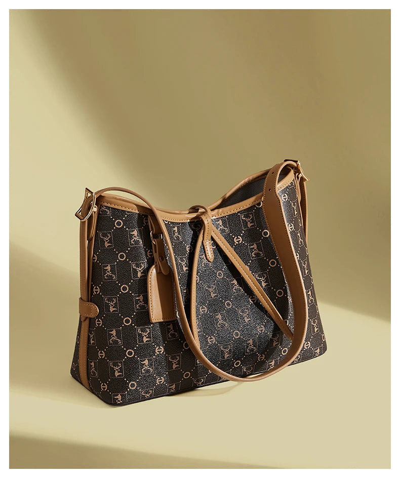 FOXER Women Tote Shoulder Bag Fashion Signature Lady Handbag Purse Chrismas Gift
