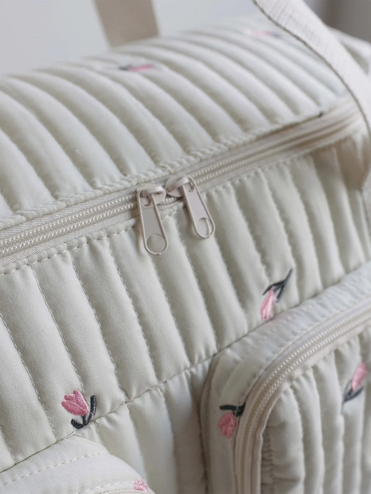 Tiny Trails Embroidered Nappy Tote Bag