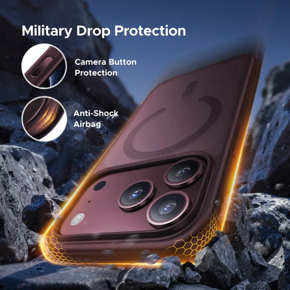 UGREEN Claret Magnetic Case for iPhone 18 17 Pro Max Case Shockproof Cover for iPhone 17 Pro Max 18pro Macsafe TPU Cases 2026