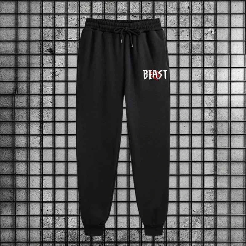 Men Tracksuit Set 2 Pieces Zipper Hoodie and Sweatpants Urban Streetwear Outfit for Autumn Winter Sportswear Fashion