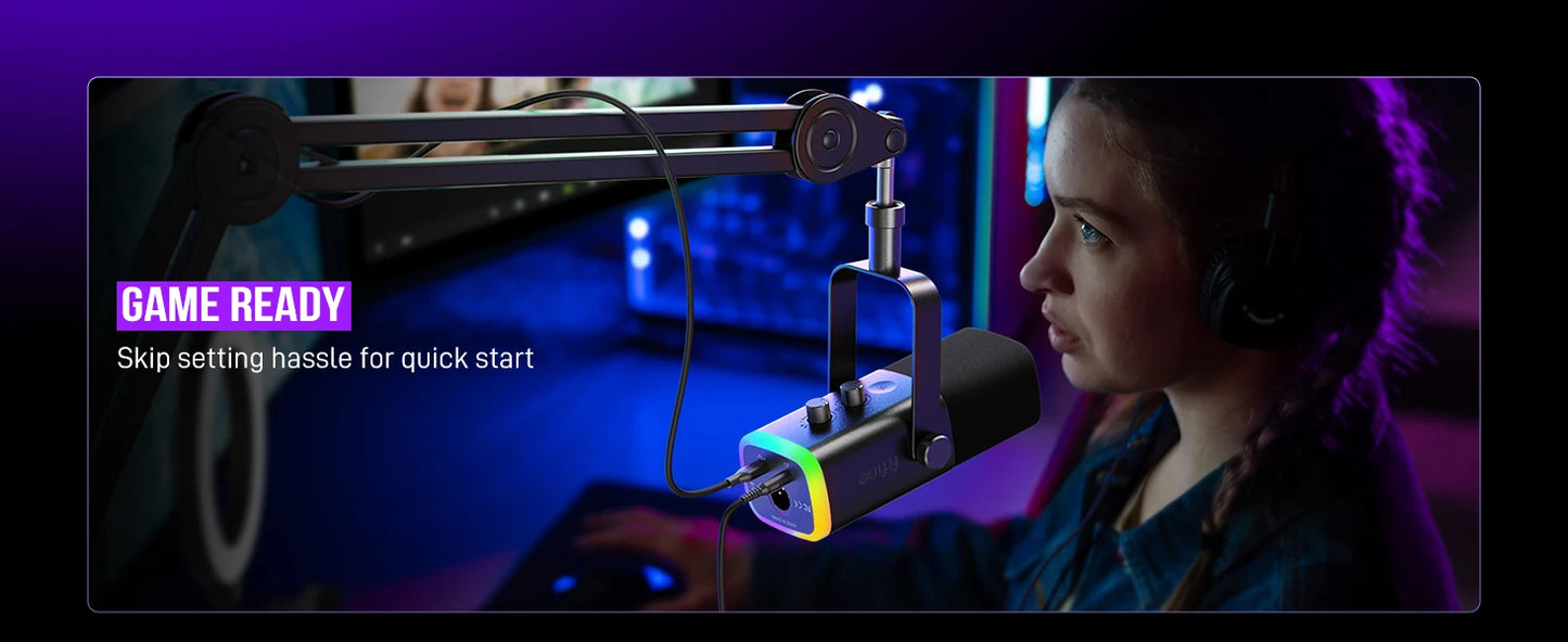 FIFINE Dynamic Gaming Microphone: Elevate Your Streaming & Recording Experience