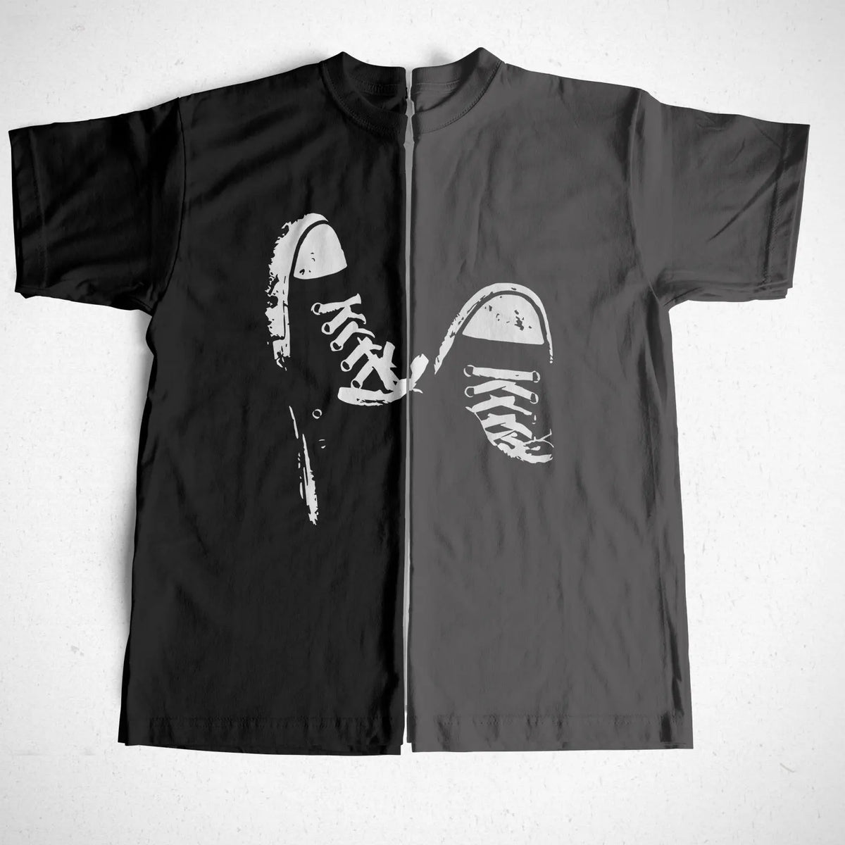 COOLMIND SK0119A Skate-Shoe Graphic Cotton Tee