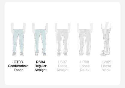 SIMWOOD【CT03/RS04】13.4OZ  Enzyme Washed Jeans Men 4-Way Stretch Denim Pants High Elastic