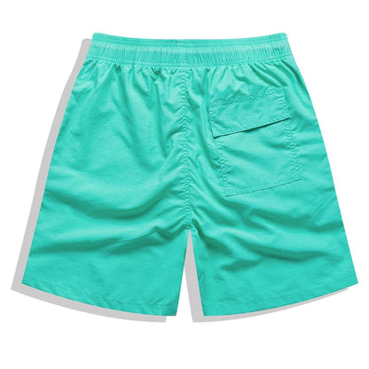 Men's navy blue board shorts by ShopHub NZ, quick-dry surf and swimwear for summer beach activities, size 4XL.