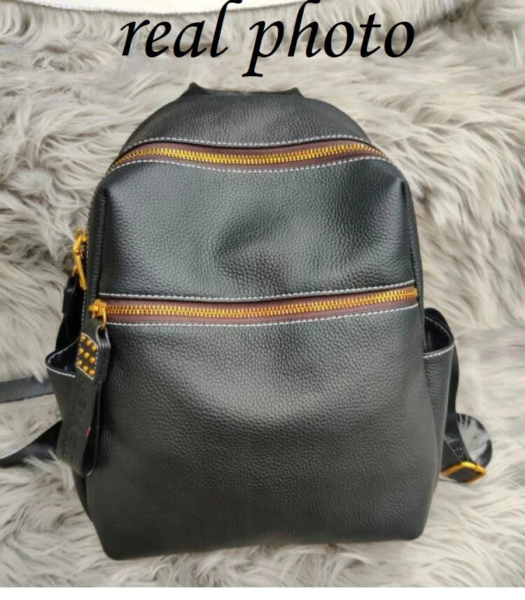 ZOOLER Top Sell Genuine leather Backpack Women Real Leather Travel Bags Style Backpack Soft Skin Female School Girl  Bags MY113