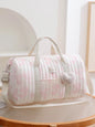 Large Capacity Mommy Bag Travel Tote Bag for Women Baby Diaper Bag Floral Print Multifunctional Crossbody Bag