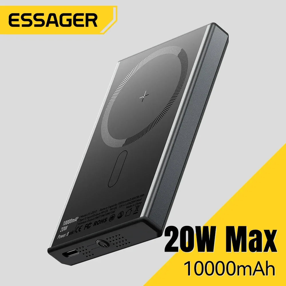 Essager Thin Magnetic Power Bank - ShopHub