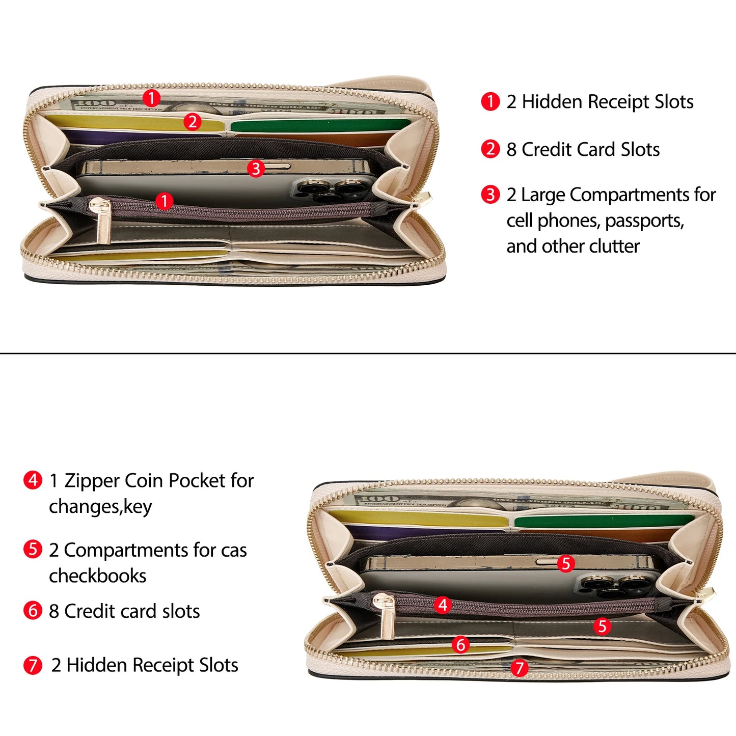 FOXER Women's Long Wallet
