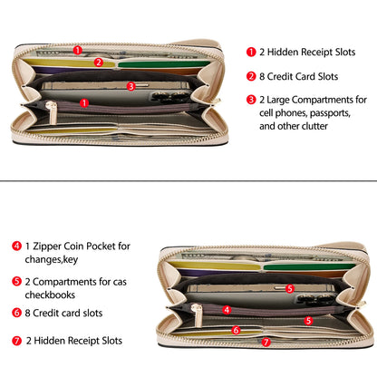 FOXER Women's Long Wallet