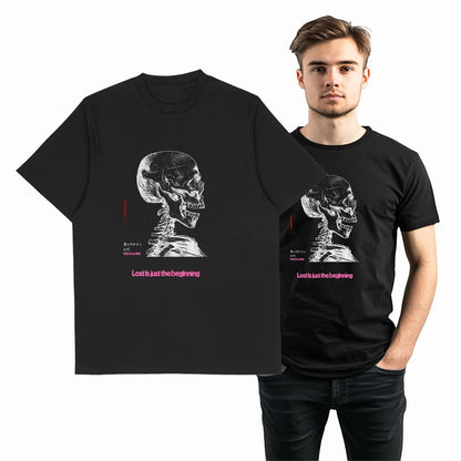 COOLMIND X0103 Skull Beginnings Graphic Tee