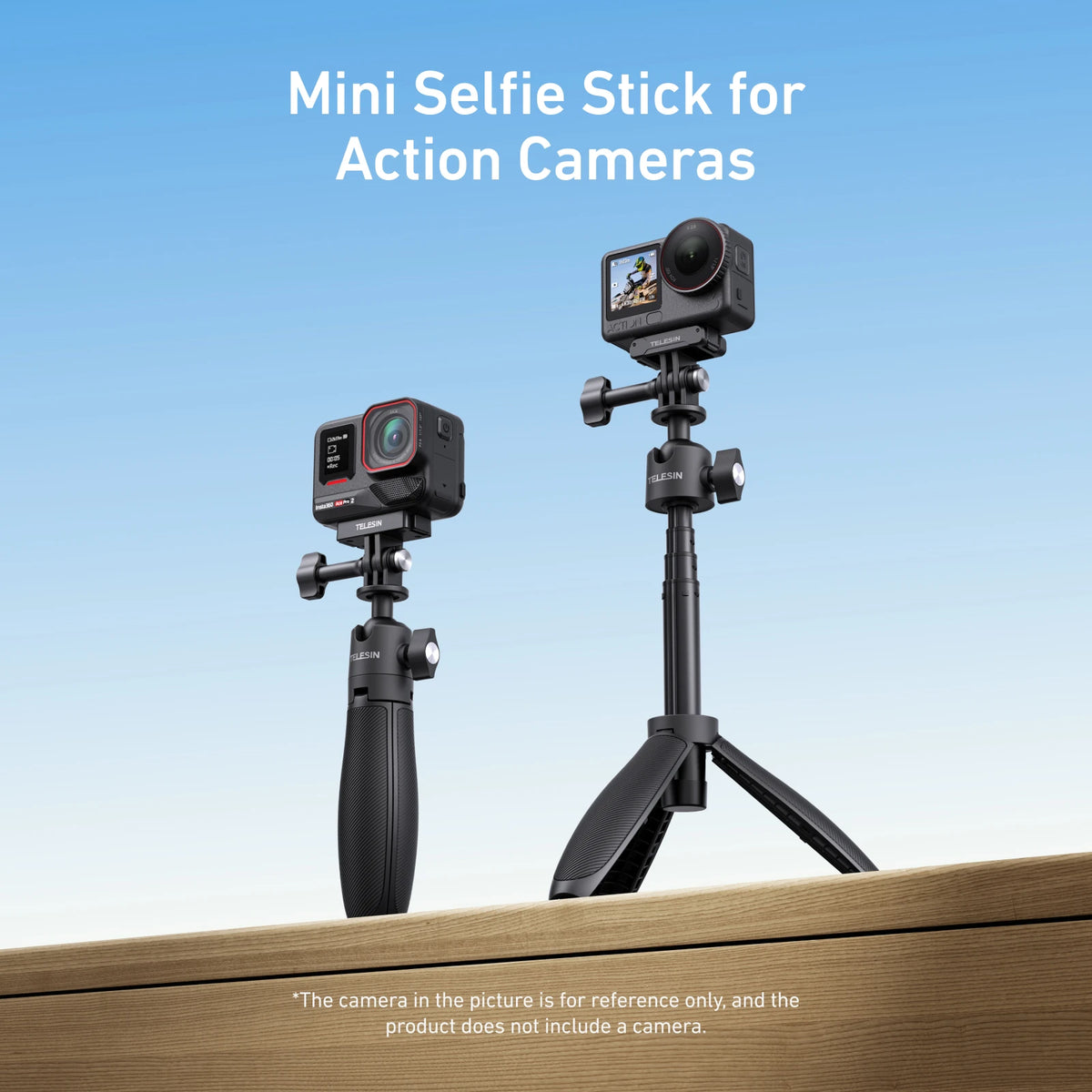 TELESIN Mini Selfie Stick Tripod 3.0