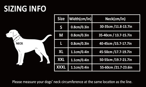 Truelove Pet P-Chain Nylon Dog Collar