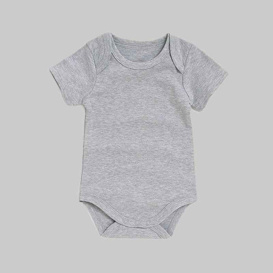 Short Sleeve Onesie - Grey