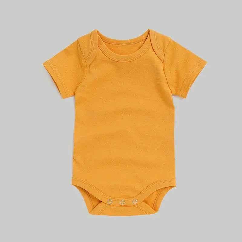 Short Sleeve Onesie - Mango
