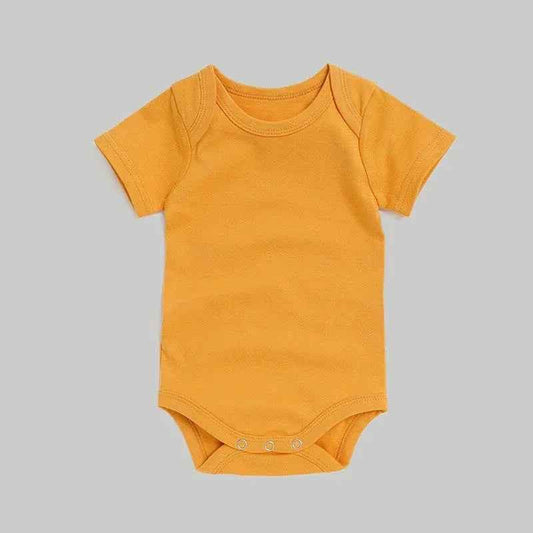 Short Sleeve Onesie - Mango