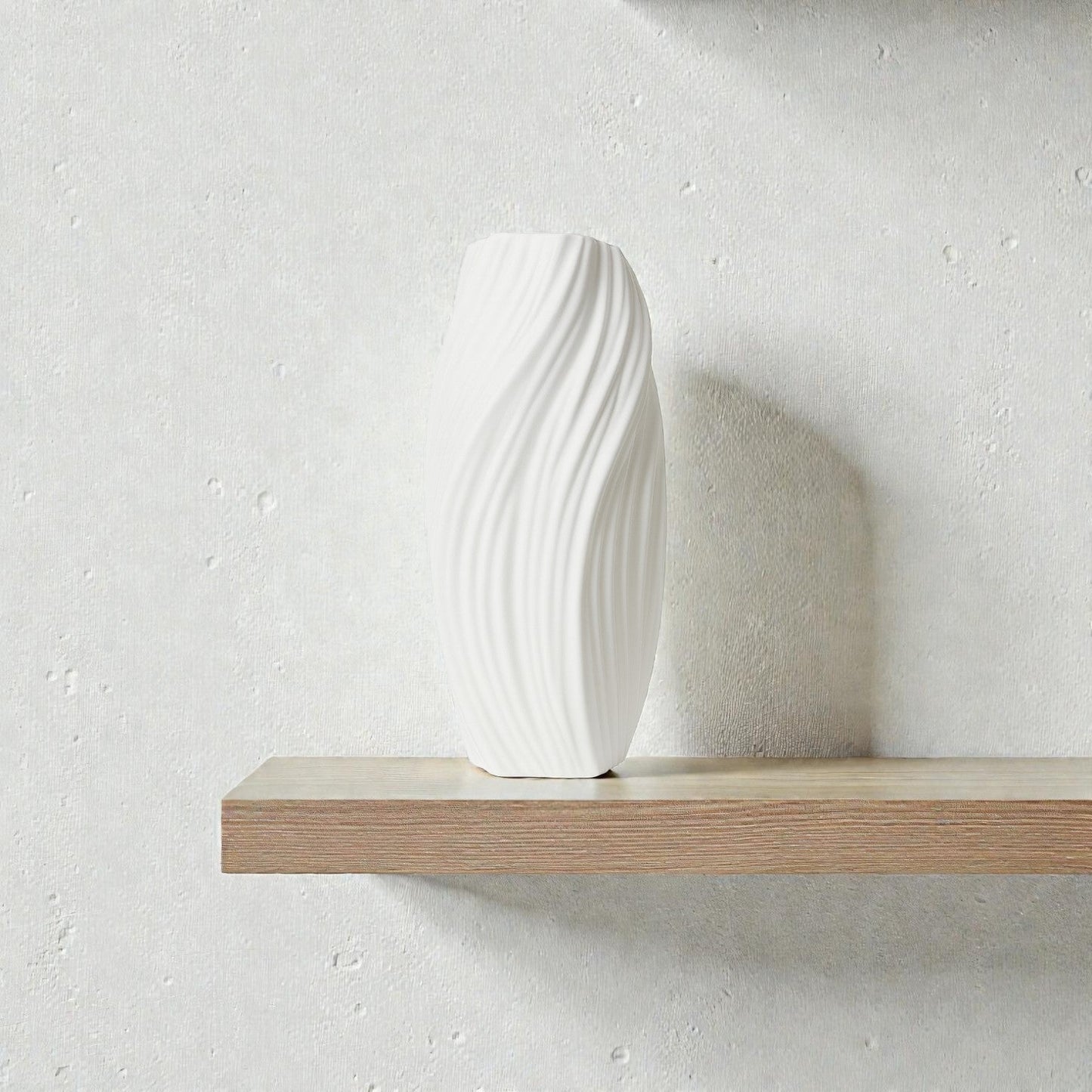 Frankly Cotton Spiral Ceramic Vase Nest & Stem Homewares