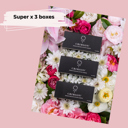 Super Tampons - 2 Month Supply - for Heavy Flow - ShopHub