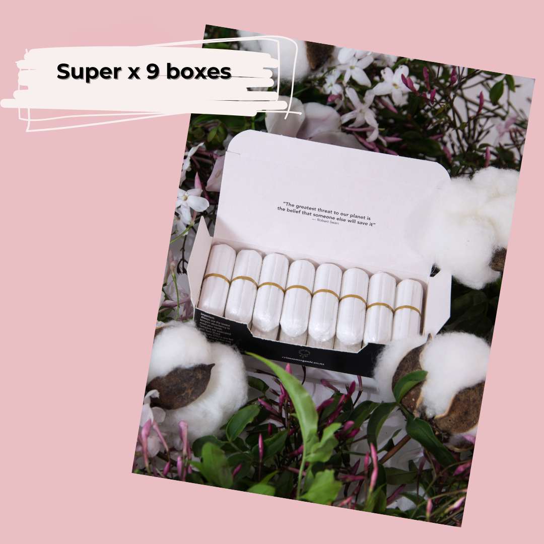 Super Organic Tampons - 6 Month Supply - ShopHub