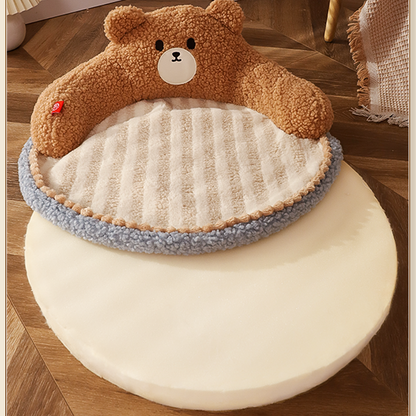 Bear Cuddler Cat Bed 52cm x 52cm x 22cm dealonline.co.nz